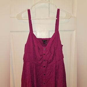 Torrid Fuchsia Midi Dress